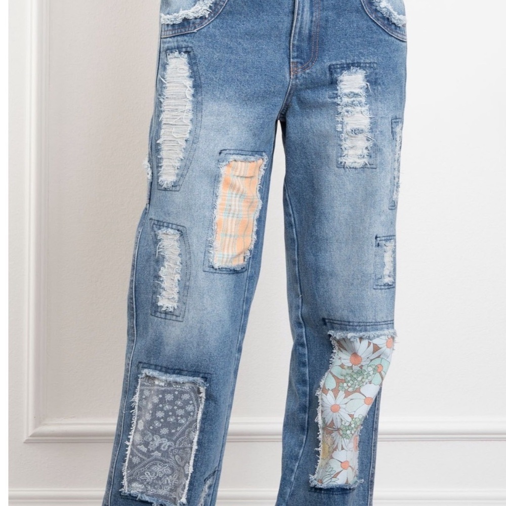 Bluevelvet Patchwork Jeans NWT - image 4